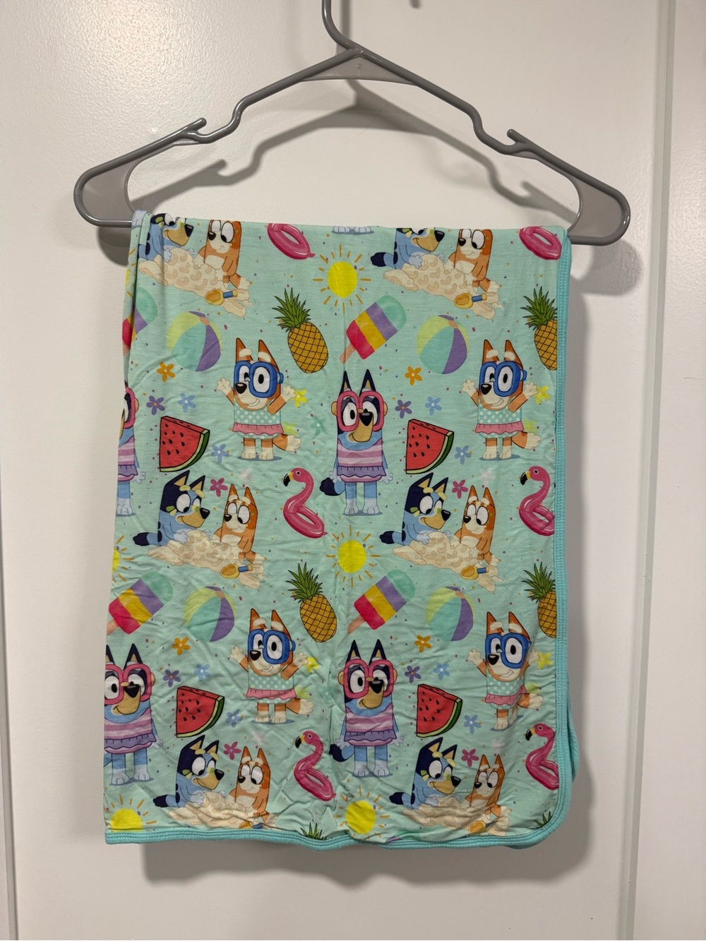 Bluey Summer Bamboo Blanket 30x40